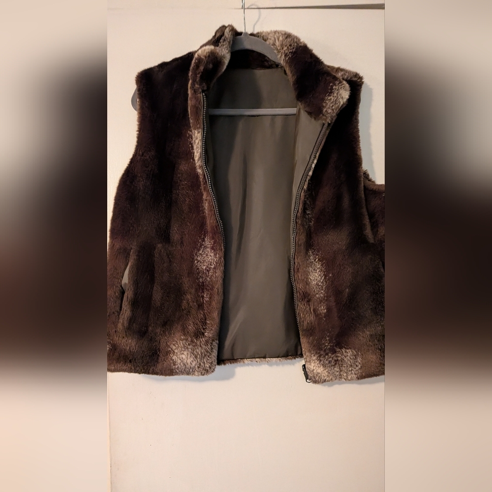Giacca Faux Fur Reversible Water Resistant Vest
